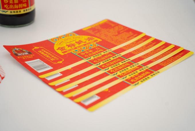 Dauerhafte Folie Druckpapier Aufkleber Selbstklebstoff Custom Fruchtetikette Reißfest 5