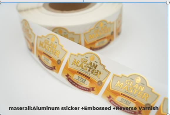 Sticky Hang Tags thermische Barcode Etikett Aufkleber kundenspezifische Produkt Aufkleber Kreide Aufkleber 5