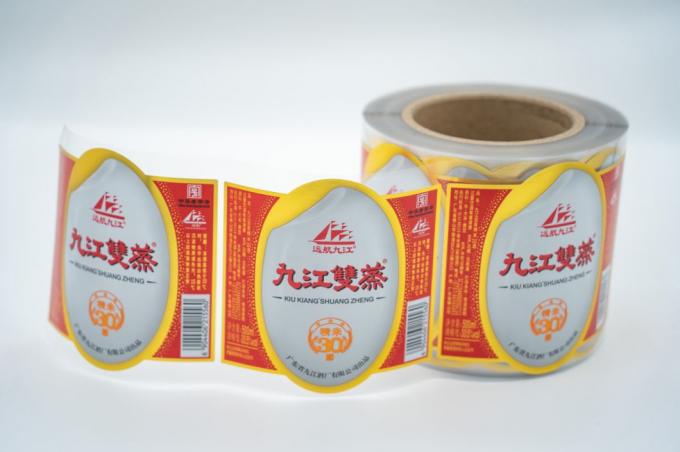 Custom Avery Clear Sticker Papier Druckwasserdichte Etiketten für Flaschen 5