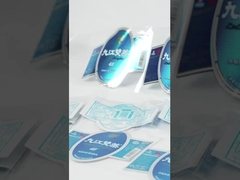 Personalisierte Avery Rücksende Adresse Aufkleber Etikett Rundes klares Druckpapier Aufkleber