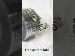 Transparente Aufkleber Druck Druckbare Namensschilder Personalisierte Vinyl-Namen-Aufkleber