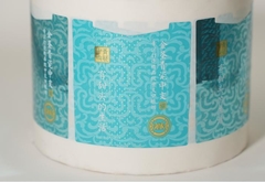 Siebenschirm-Effekt für Etiketten