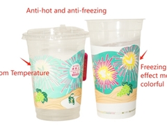 Spezielle Tinte, bei Einfrieren hellfarben