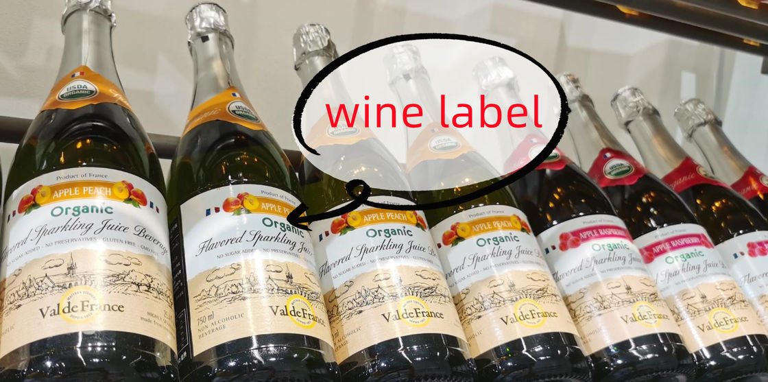 Selbstklebende Weihnachts-Tags Dymo kundenspezifische Dankeschön-Etiketten Dies Side Up Sticker