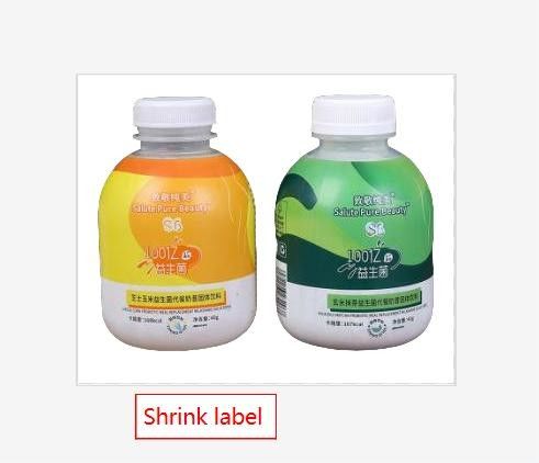 Wasserdichte, schrumpfende Hülsenetiketten für Aromastoffetiketten in weißem BOPP/PE/PP/PVC/PET