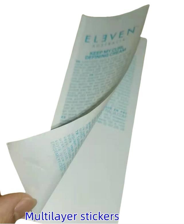Zusammengestellte pharmazeutische Etiketten Zusammengestellte selbstklebende Etiketten für pharmazeutische Produkte