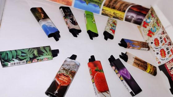 Wasserdichtes Namensetikett Drucksticker Vinyl-Stick-Klebstoffetikett